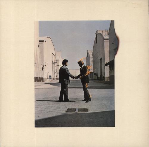 Pink Floyd Wish You Were Here - 2nd + Postcard UK vinyl LP